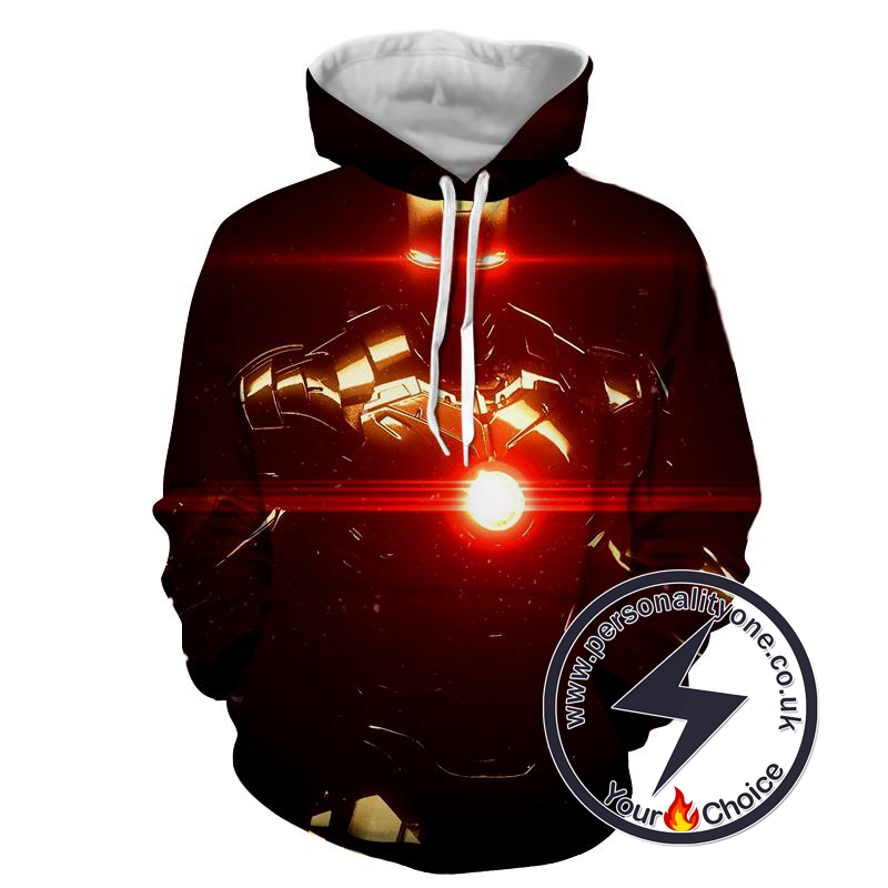 Iron Man - Iron Man 3D - Iron Man Hoodies